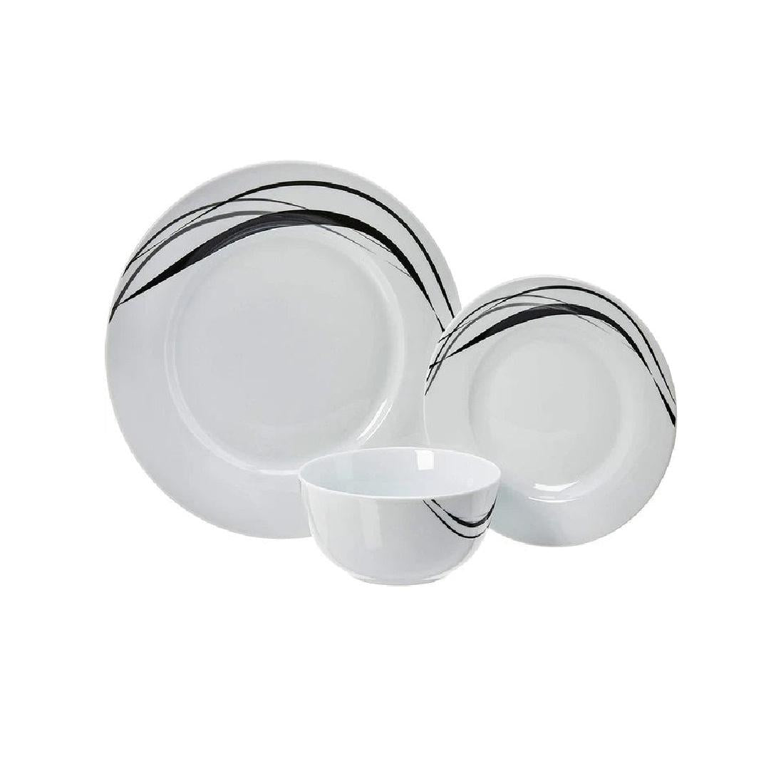 Ceramic Quality 16 Pcs Classique Dinner Set | Midnight | Perfect For Hosting Dinner Parties, Special Celebrations, & Enhancing Everyday Dining Experience