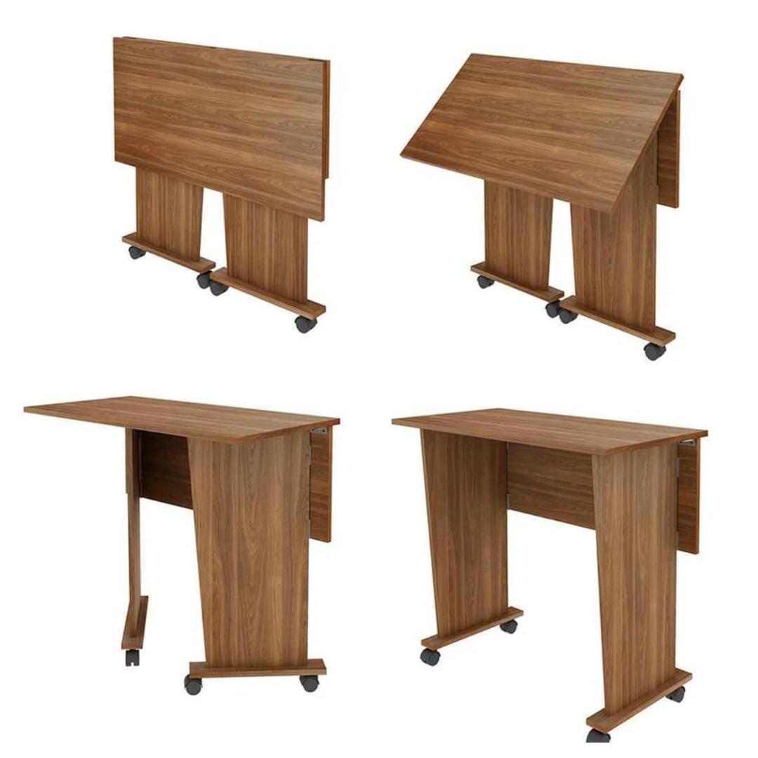 Chicago Folding Desk with Wheels.