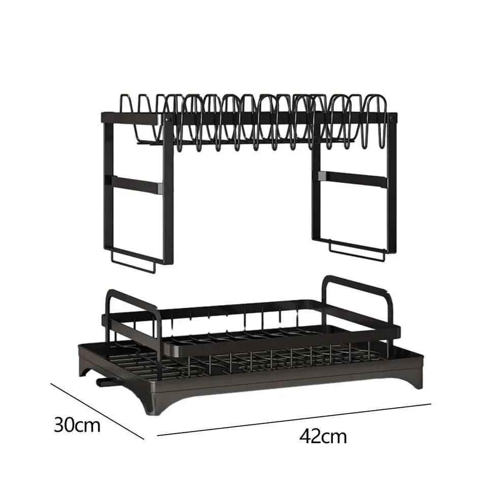Classy High Quality 2 Tier Dish Rack