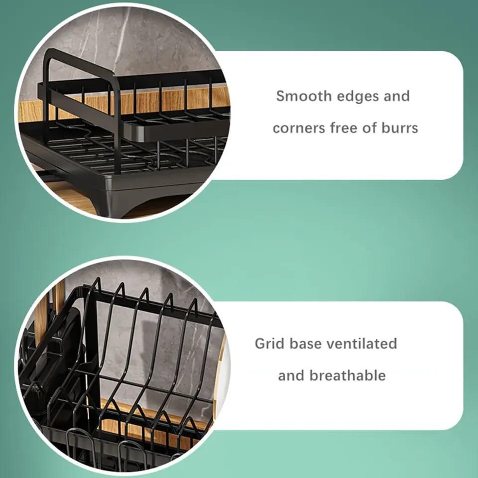 Classy High Quality 2 Tier Dish Rack