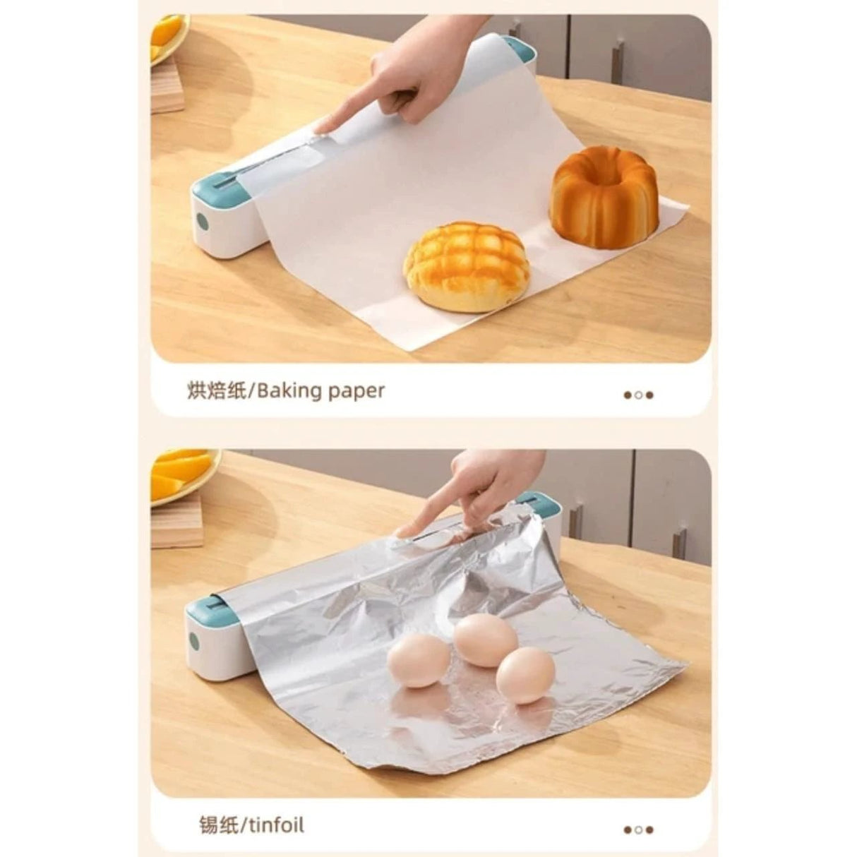Cling Film Cutter Small Kitchen Appliances Food Wrap Dispensers
