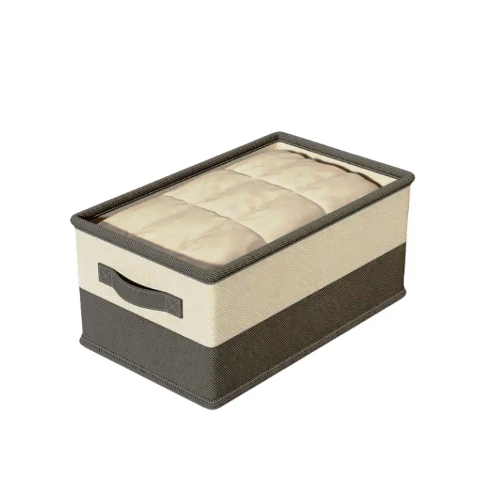 Clothes Pants Organizer Box With Steel Frame Wardrobe Clothes Storage Organizer Underwear Shirt Sweater Cabinet Drawer Organizer | 40 x 23 x 20 cm