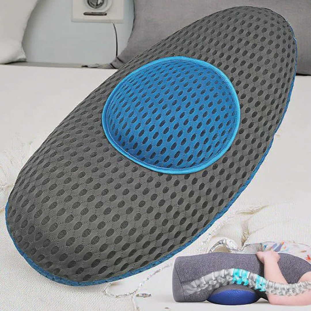 Comfy Curve Back Support Pillow with Memory Foam and Adjustable Design