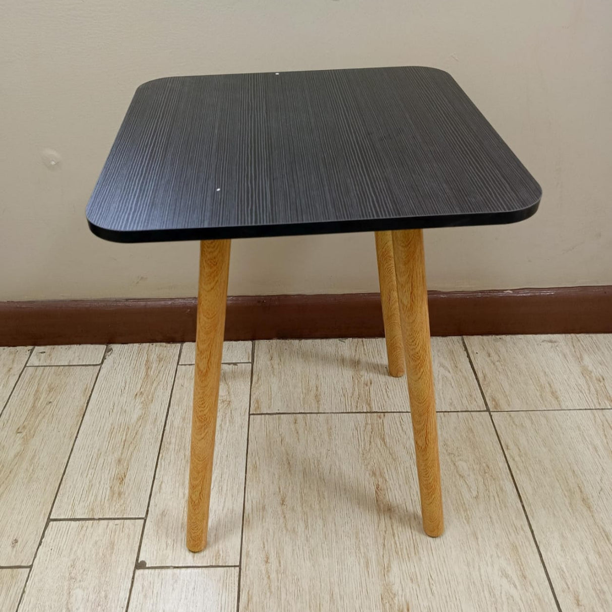 Contemporary Square Shaped Side Stool Table