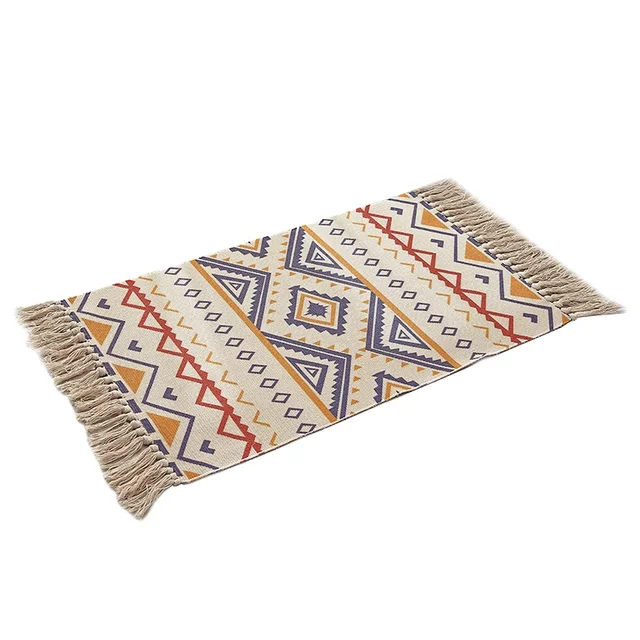 Cotton Woven Rugs Decorative & Durable Area Rugs