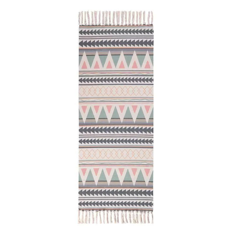 Cotton Woven Rugs Stylish & Durable Area Rugs in Multiple Sizes