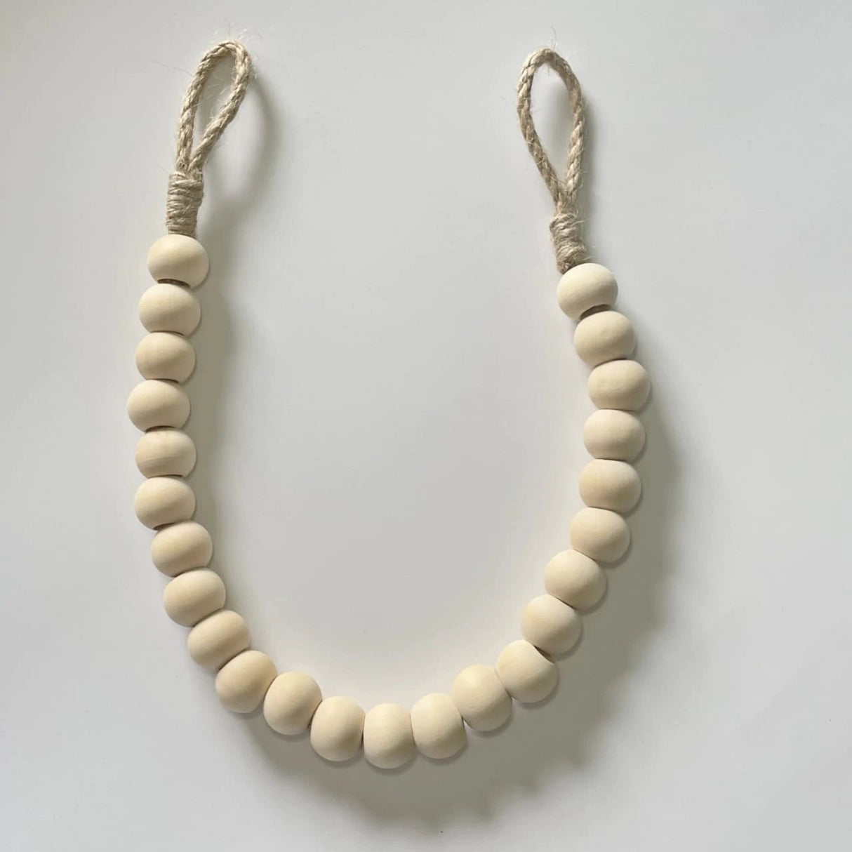 Creative Natural Wood Beaded Toilet Paper Roll Holder Toilet paper holder Toilet Paper Holders