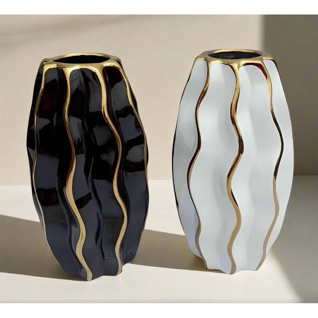 Creative Outdoor Indoor Unique Ceramic Flower Vase Decor