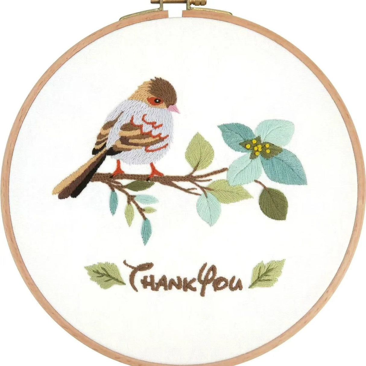 Cross Stitch Kit with Bamboo Embroidery Pavilion Hoop 20cm with User Manual Cross stitch kit Artwork