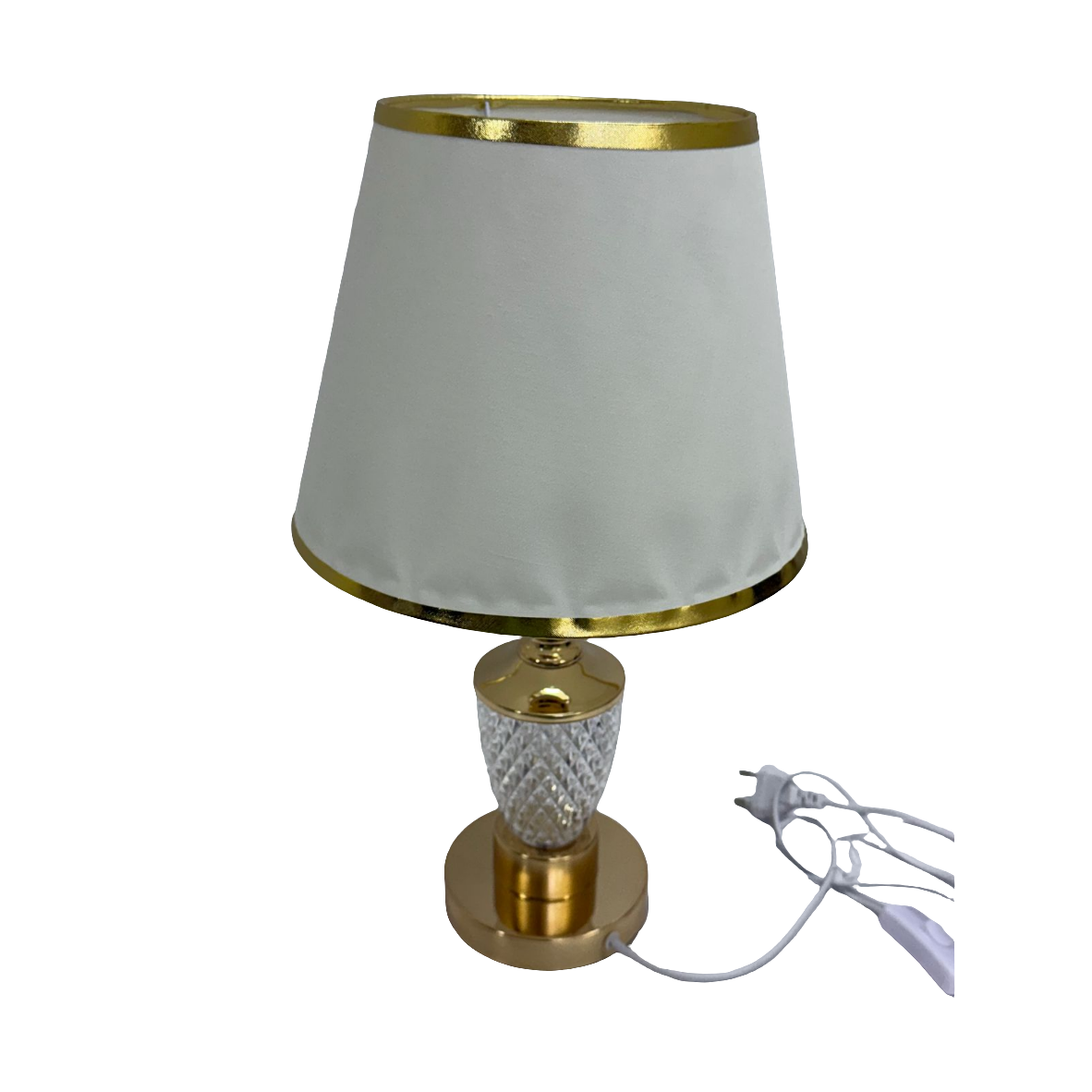 Crystal Luxury Table Lamp – Assorted Base Styles with Matching Shade