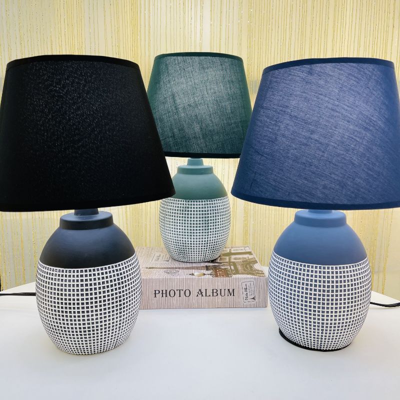 Crystal Luxury Table Lamp Ceramic Design, Stylish Shapes