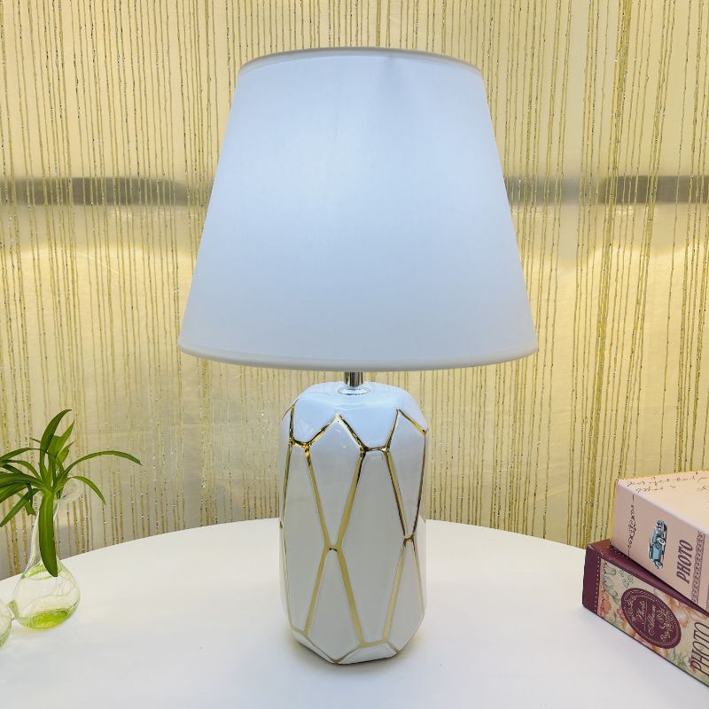 Crystal Luxury Table Lamp Gold, Black & White