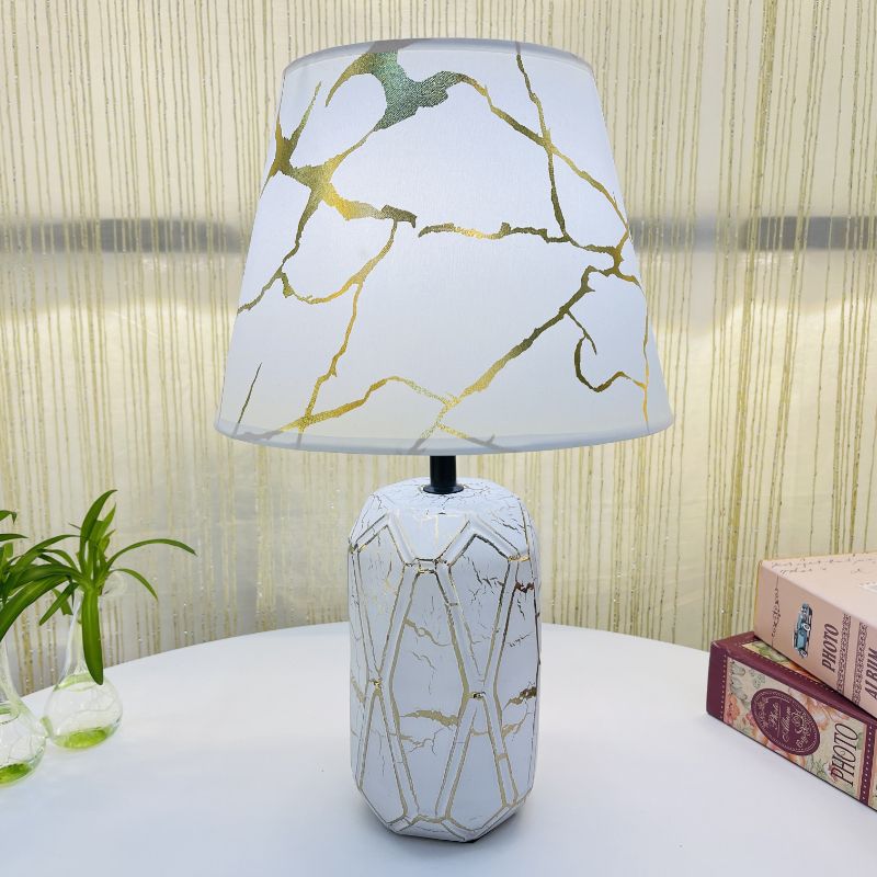 Crystal Luxury Table Lamp Gold, Black & White