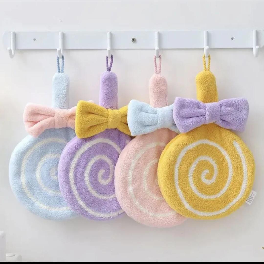 Cute Decorative Hand Towels Set of 4, Soft and Stylish for Bathroom or Kitchen use multi colour