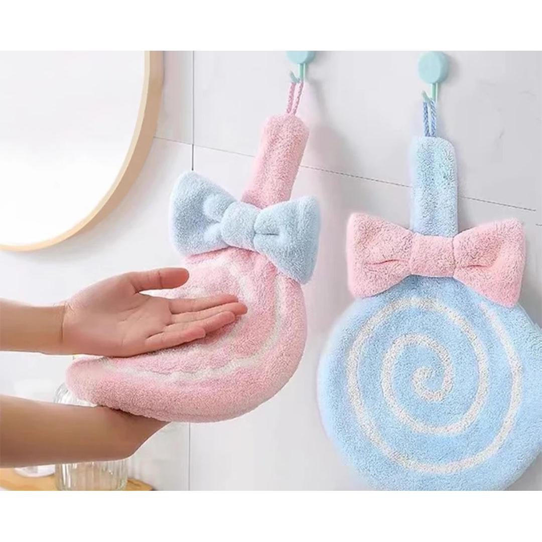 Cute Decorative Hand Towels Set of 4, Soft and Stylish for Bathroom or Kitchen use multi colour