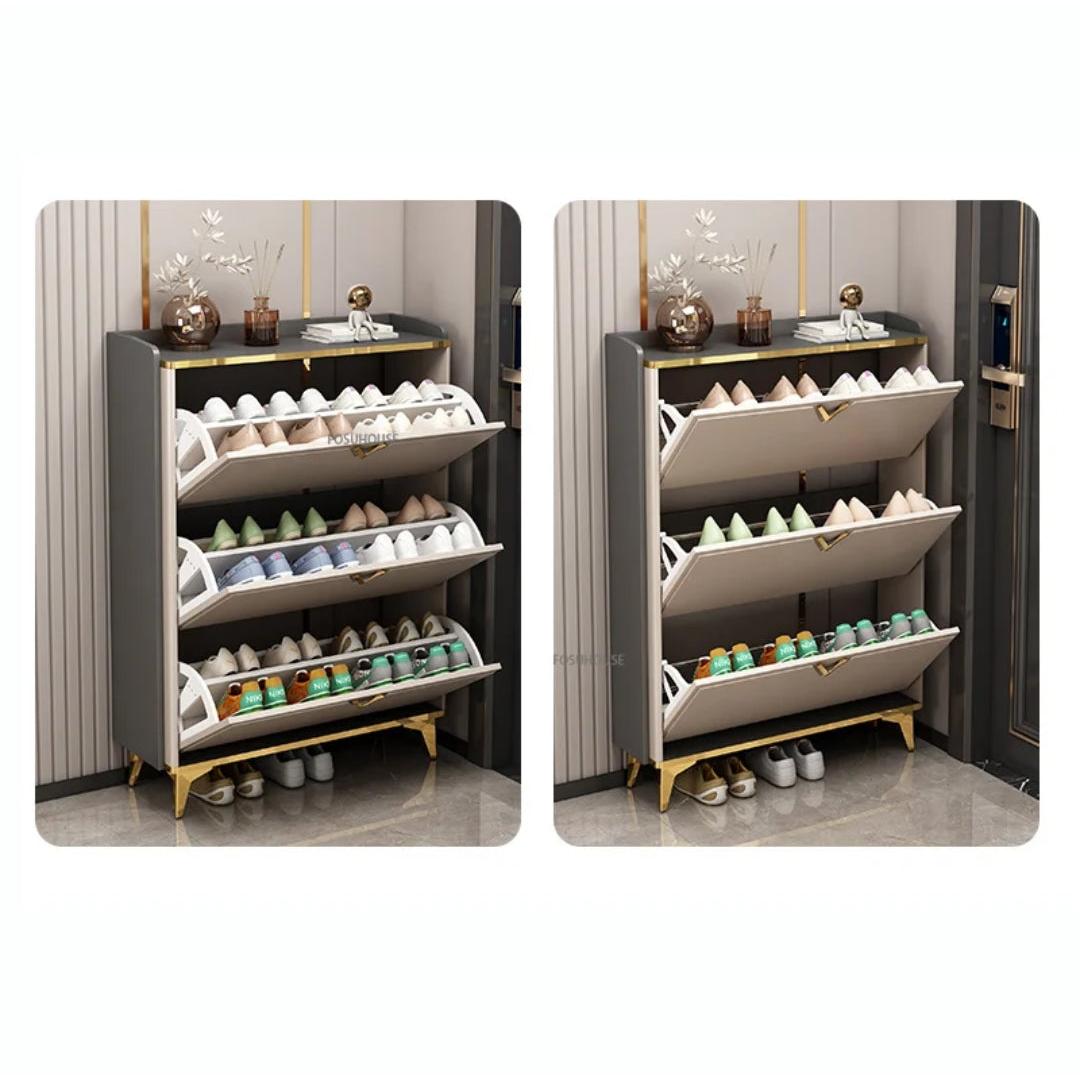 Deep Shoe Rack for Big Foot Shoes,Ideal for Large Footwear Storage