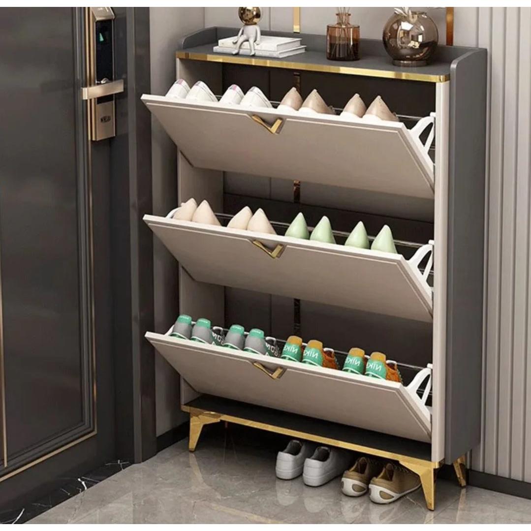 Deep Shoe Rack for Big Foot Shoes,Ideal for Large Footwear Storage