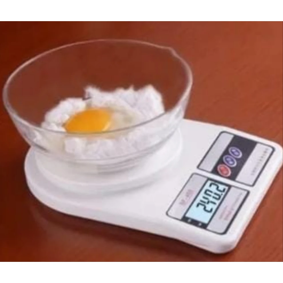 Digital Kitchen Weighing Scale White Precision Measurements Kitchen Accessories Mechanical Scales