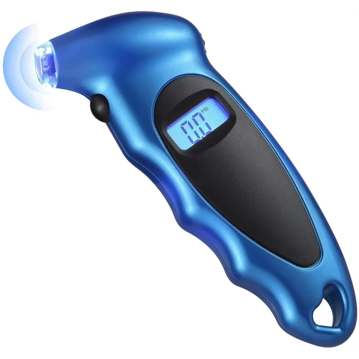 Digital Tire Pressure Gauge – 100 PSI with LCD Backlight and 4 Measurement Settings