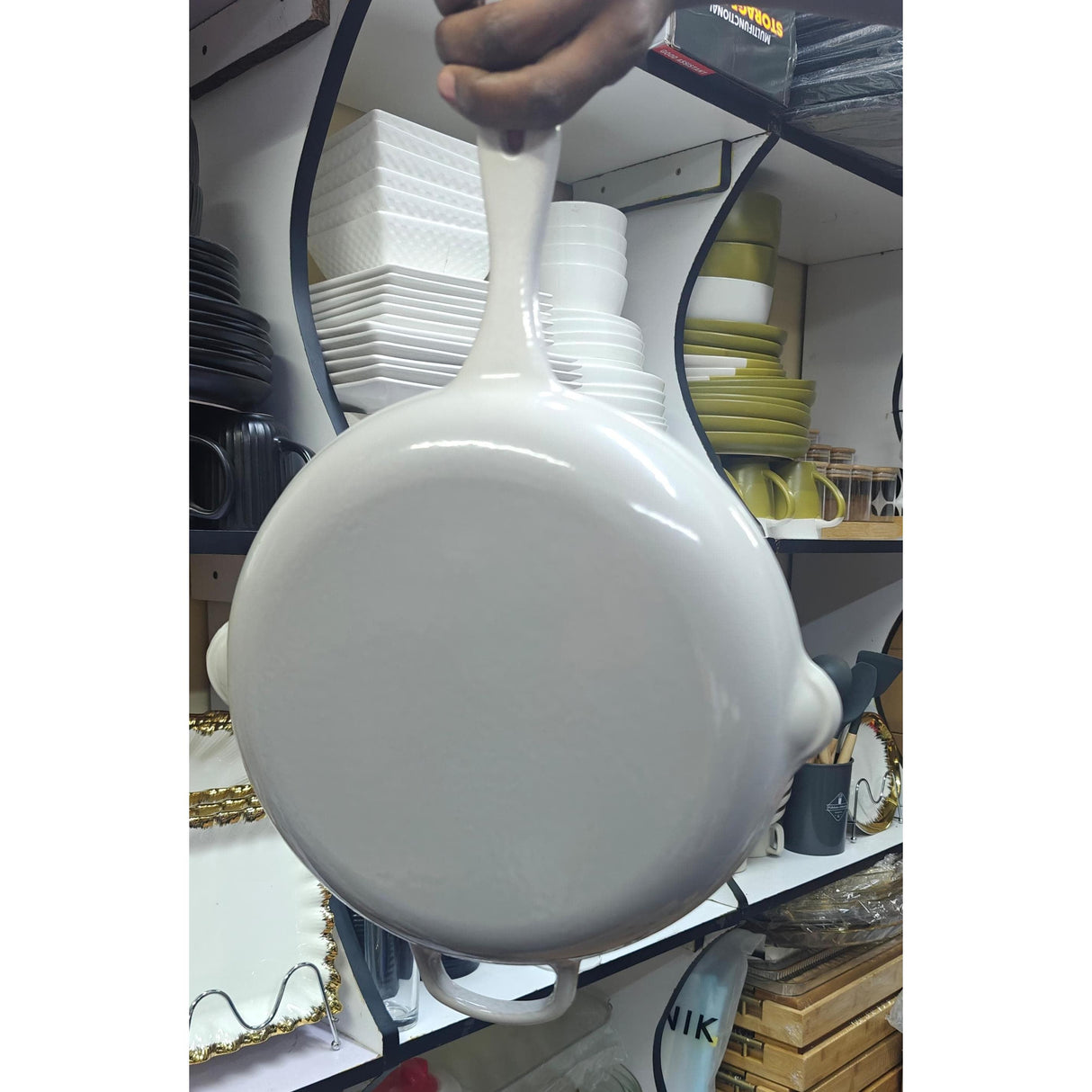 10.5 Inch Cast Iron Nonstick Skillet Frying Pan