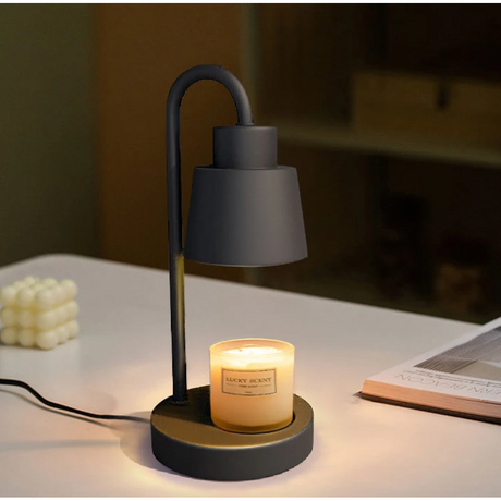 Electric Candle Warmer with Metal Design for Home and Office
