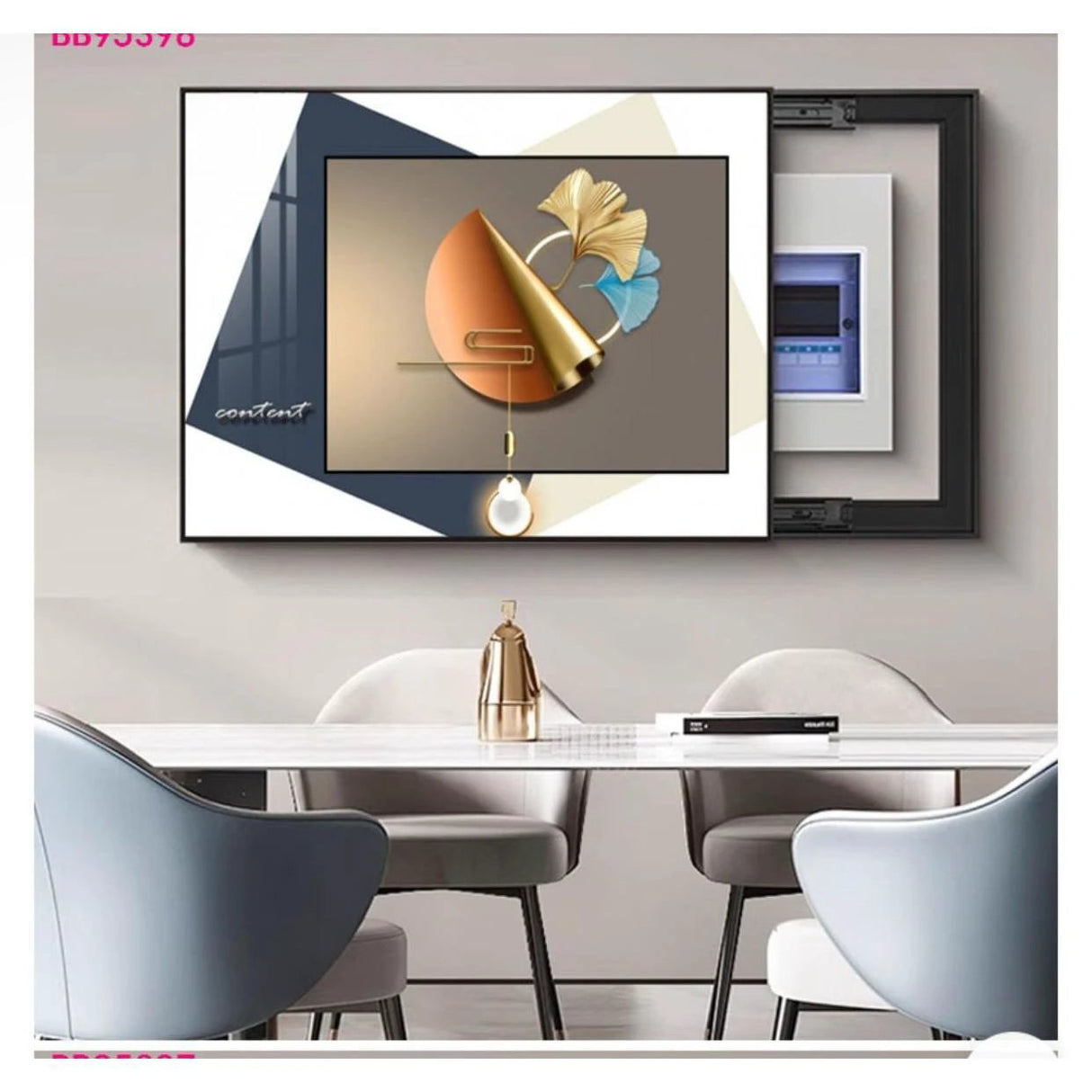 Electric Meter Box Decorative Wall Art Cover Decor Decorative Plaques