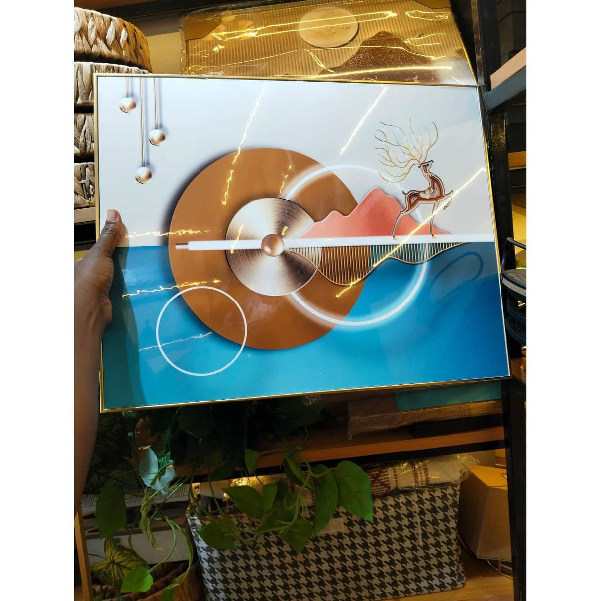 Electric Meter Box Decorative Wall Art Cover Decor Decorative Plaques
