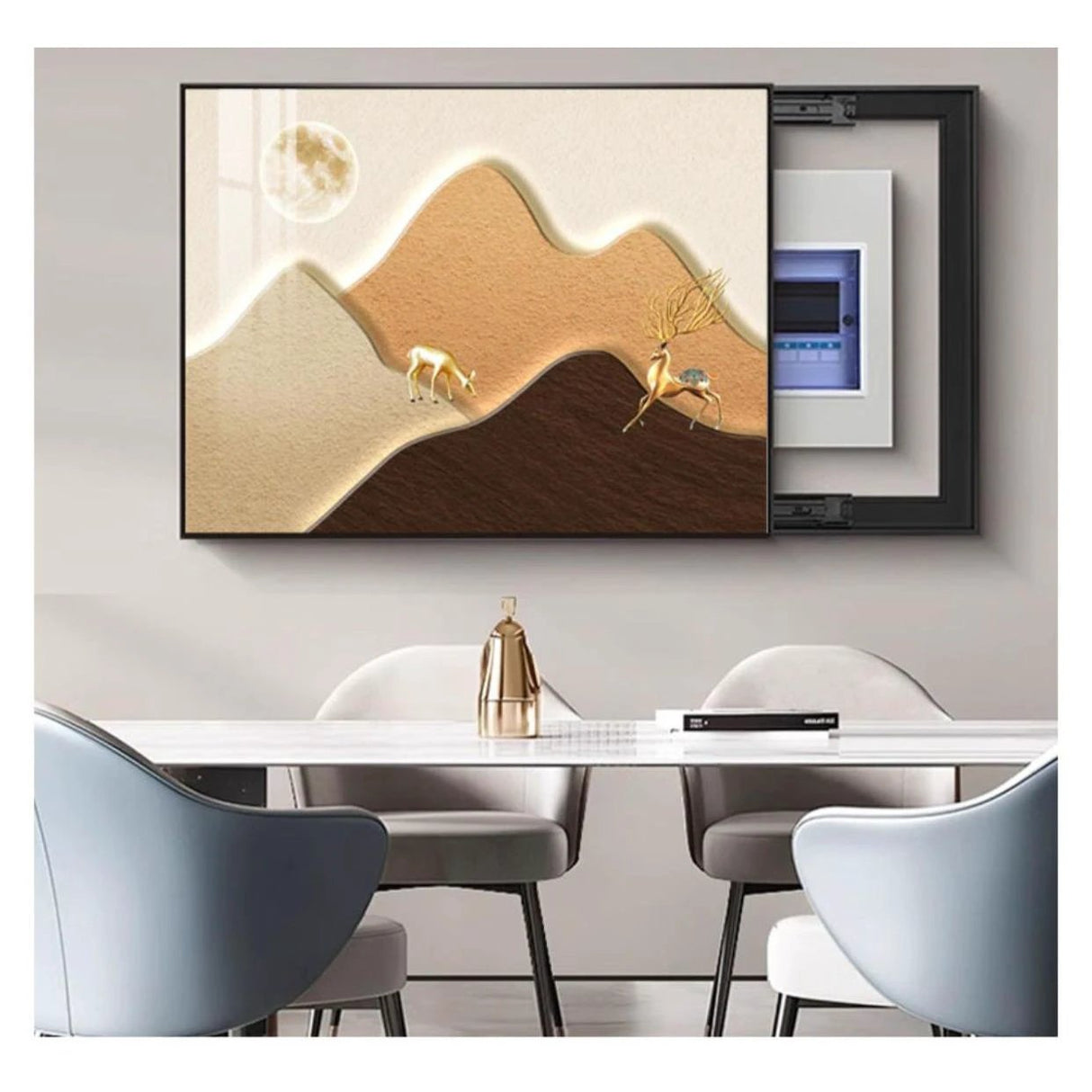 Electric Meter Box Decorative Wall Art Cover Decor Decorative Plaques