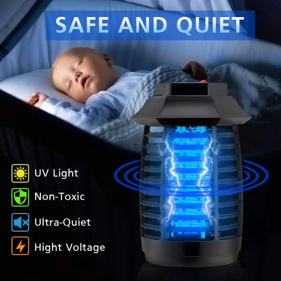 Electric Mosquito Killer UV Machine – Ultra Silent Anti-Insect Plug-In Lamp