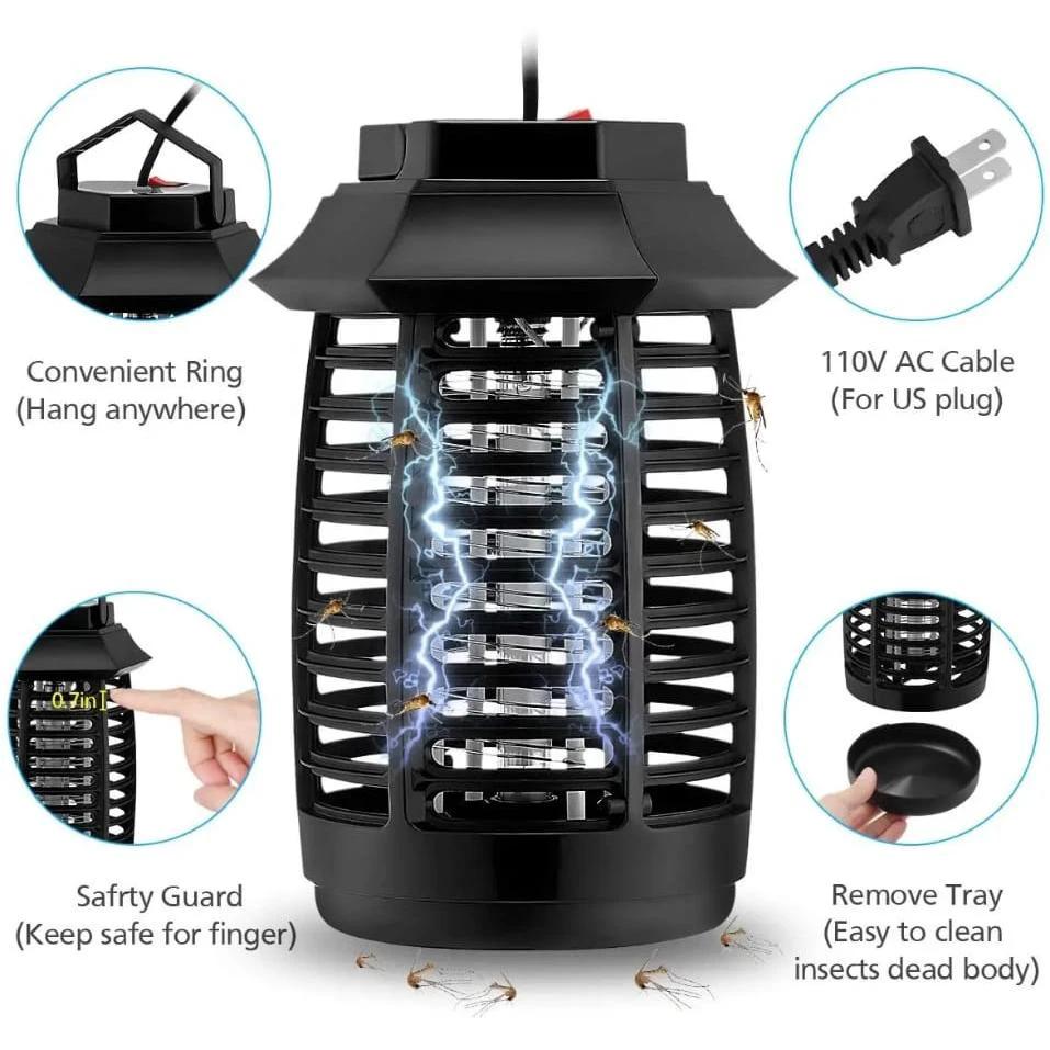 Electric Mosquito Killer UV Machine – Ultra Silent Anti-Insect Plug-In Lamp Mosquito Nets & Insect Screen Mosquito Nets & Insect Screens