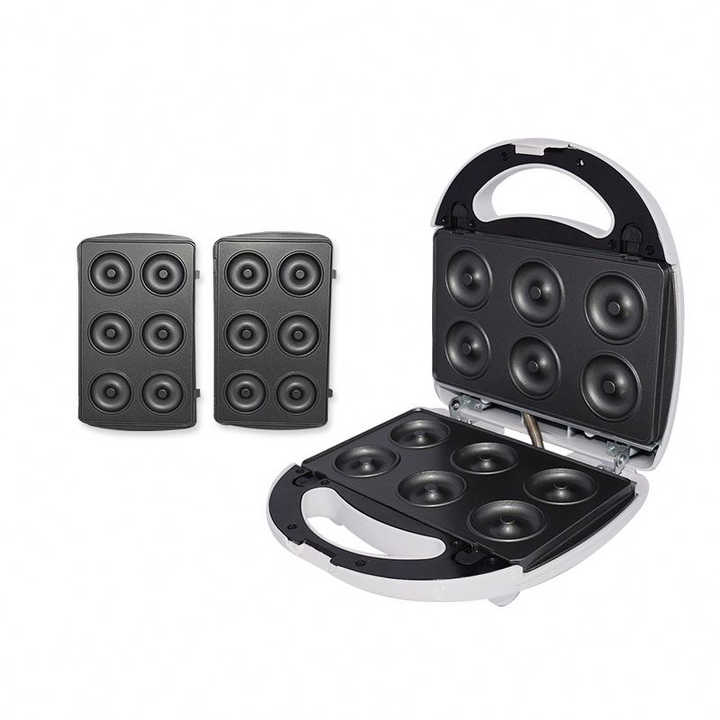 Electrical Multifunction Breakfast Machine 6pc Donut Maker