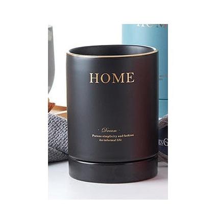 Elegant Ceramic Cutlery Kitchen Multipurpose Holder with Draining Tray | Various Colors