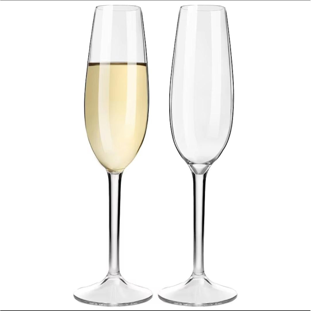Elegant Gold Champagne Glasses