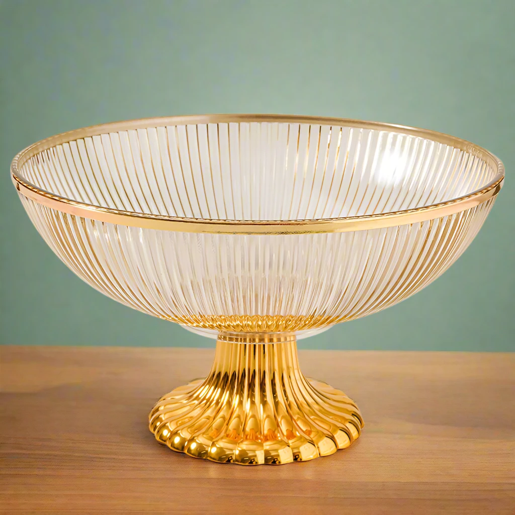 Elegant Multipurpose Fruit Bowl 9.72 Inch Salad Food Pastry Serving Bowl Serving ware Serveware