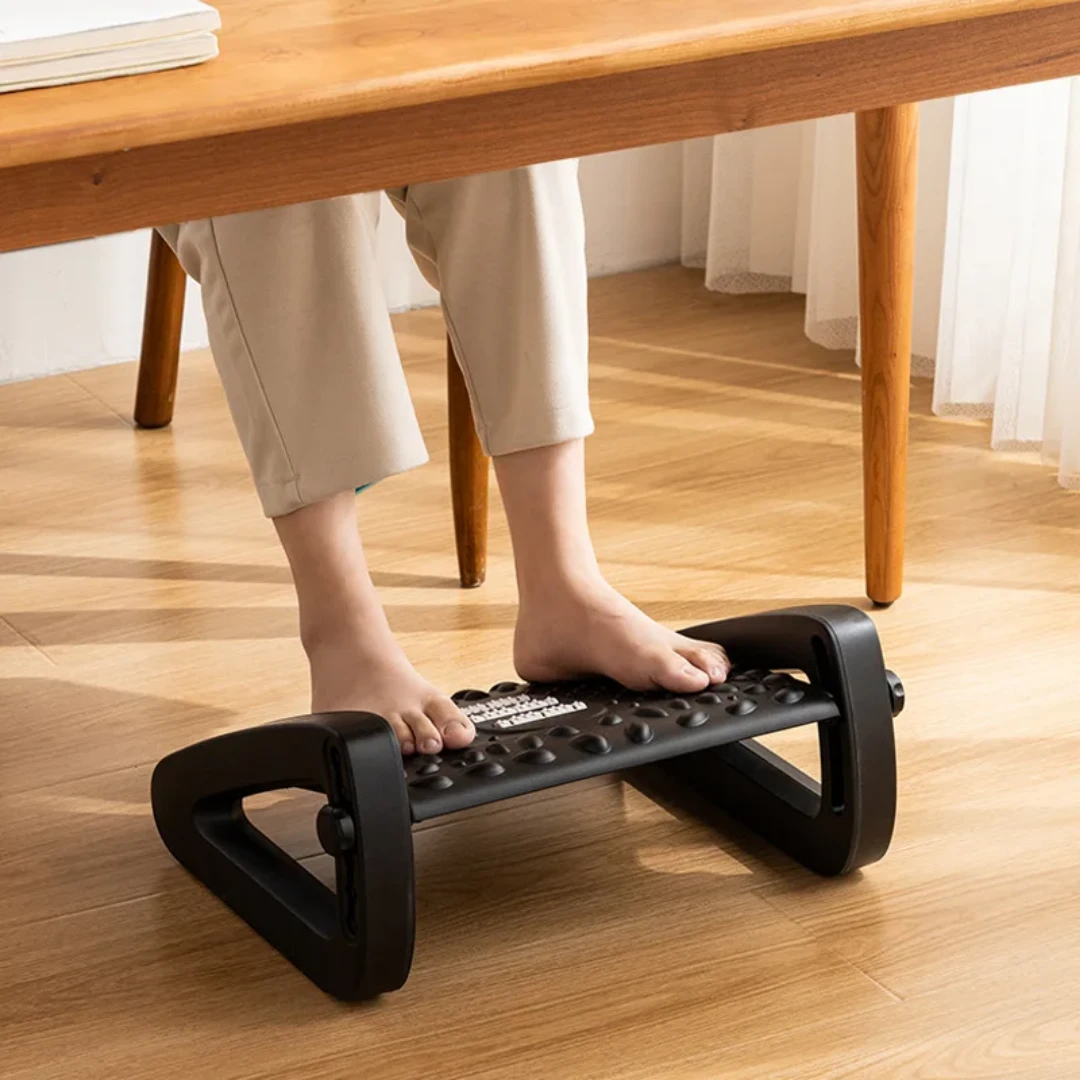 Ergonomic Adjustable Foot Rest Health and Wellness Foot Care