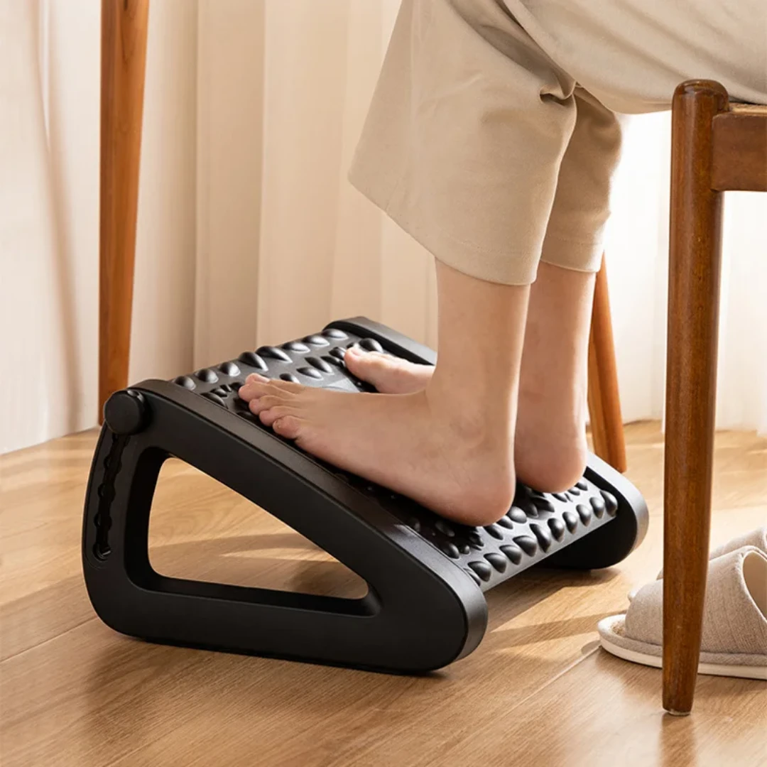 Ergonomic Adjustable Foot Rest Health and Wellness Foot Care