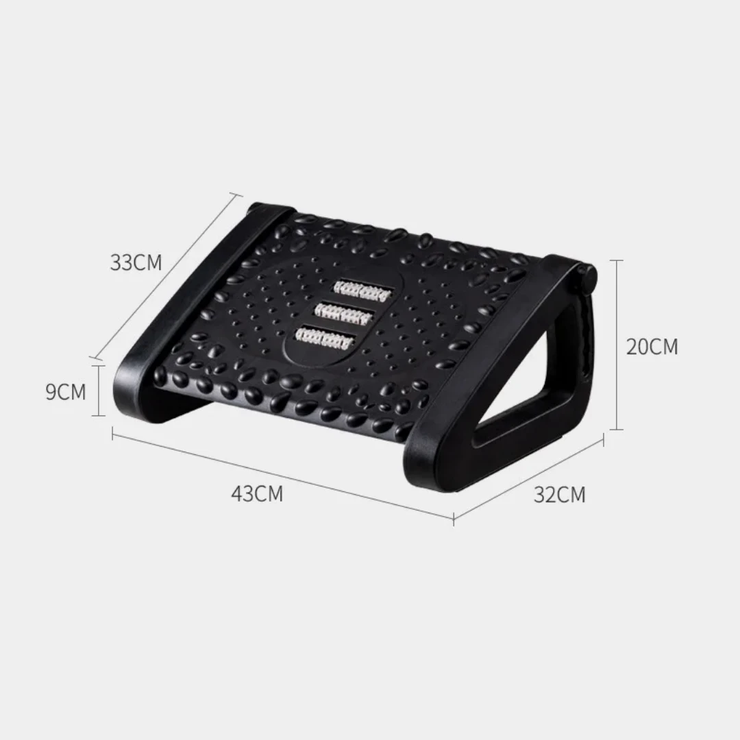 Ergonomic Adjustable Foot Rest Health and Wellness Foot Care