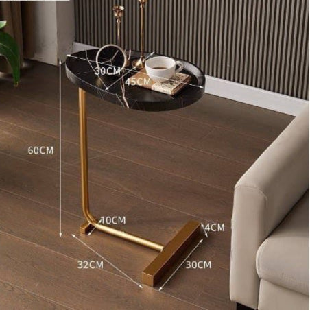 Exquisite High Quality Oval Shaped Side Table