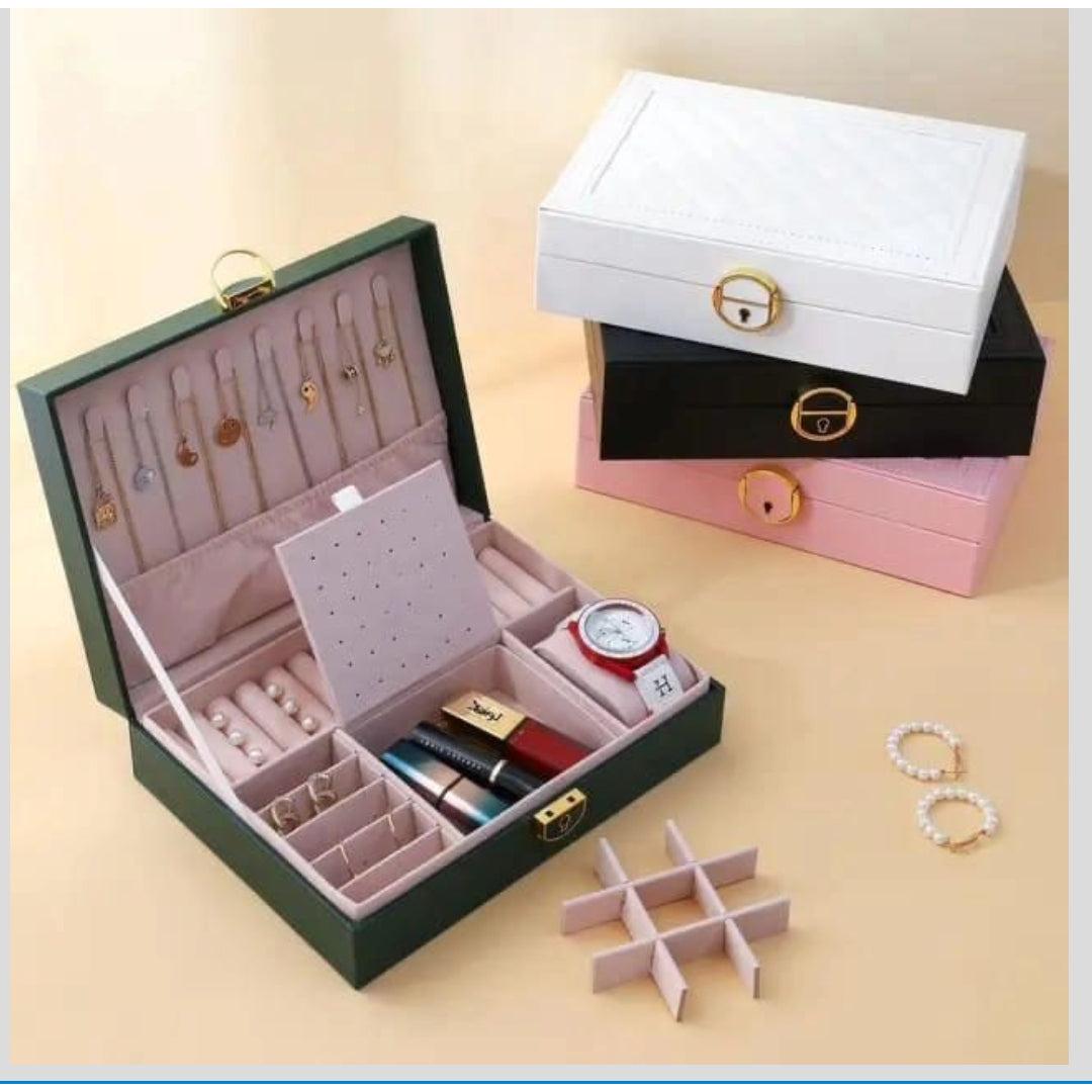 Exquisite Large Capacity Travel Jewelry Bag