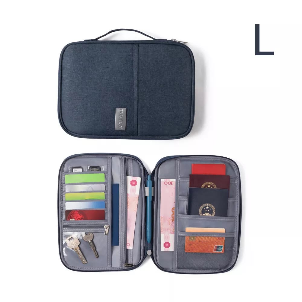 Family Size Travel Passport & Document Organizer – Oxford Cloth