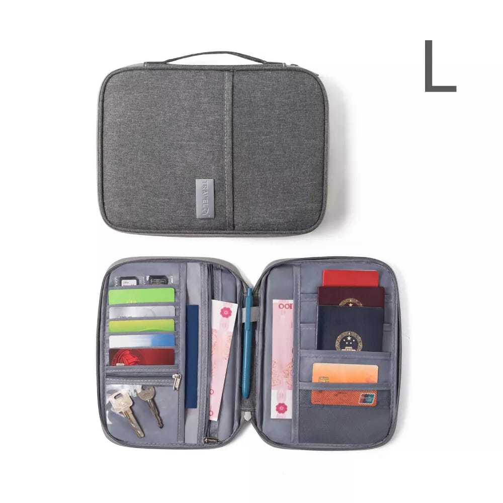 Family Size Travel Passport & Document Organizer – Oxford Cloth