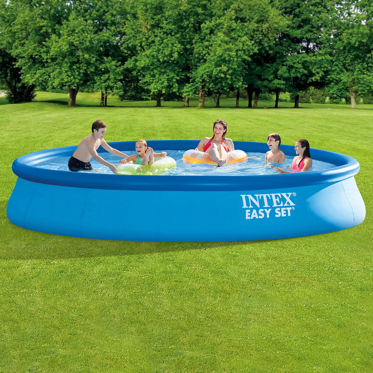 Family Swimming Pool/Capacity:2419 litres/Size 76 cm X 244 cm.