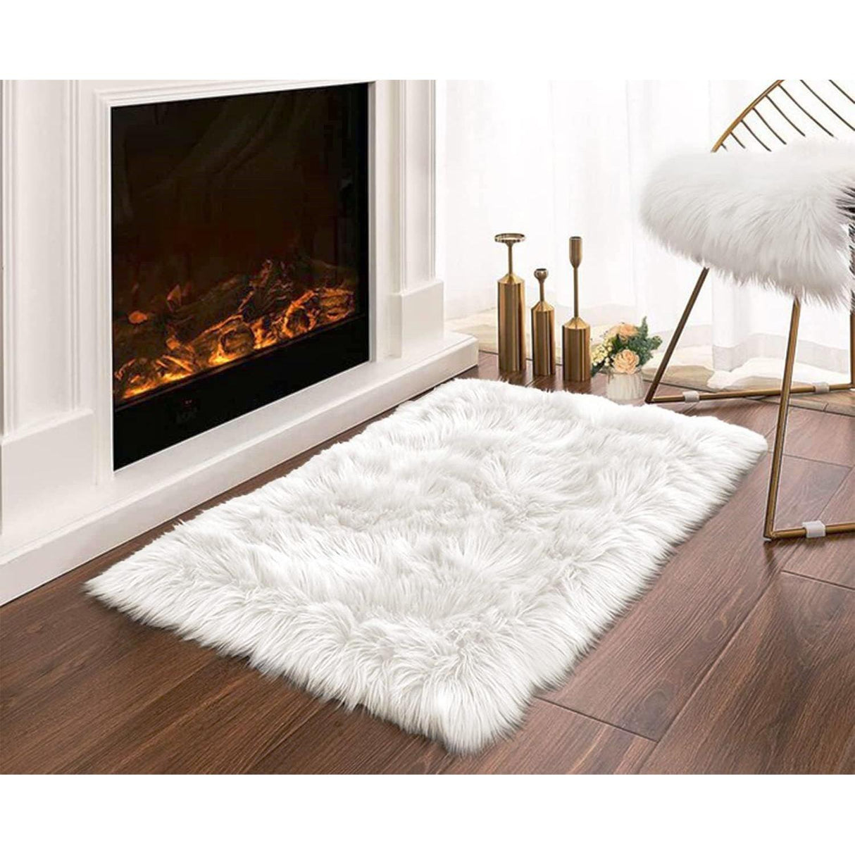 Faux Fur Decorative Mats | Luxurious and Stylish Accent Pieces for Any Room | Living Room, Bedroom | Decorative Accent | Thickness: 50-60mm