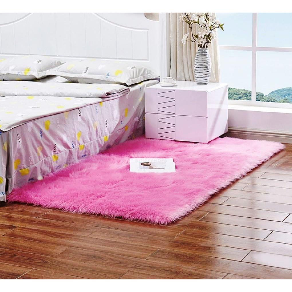 Faux Fur Decorative Mats | Luxurious and Stylish Accent Pieces for Any Room | Living Room, Bedroom | Decorative Accent | Thickness: 50-60mm