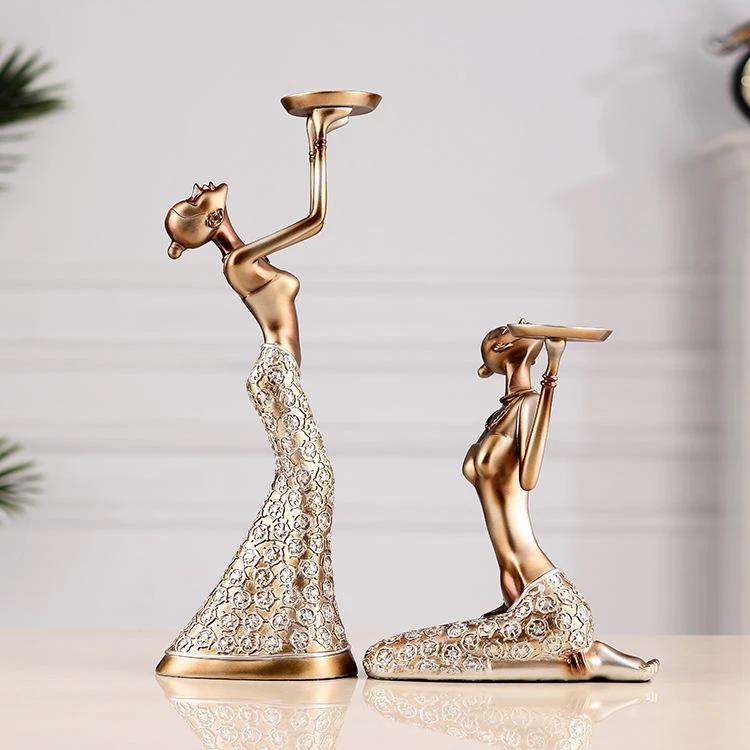 Figurines Statues Decorations Beautiful Candle Holder Decoration General Home - Decor Figurines