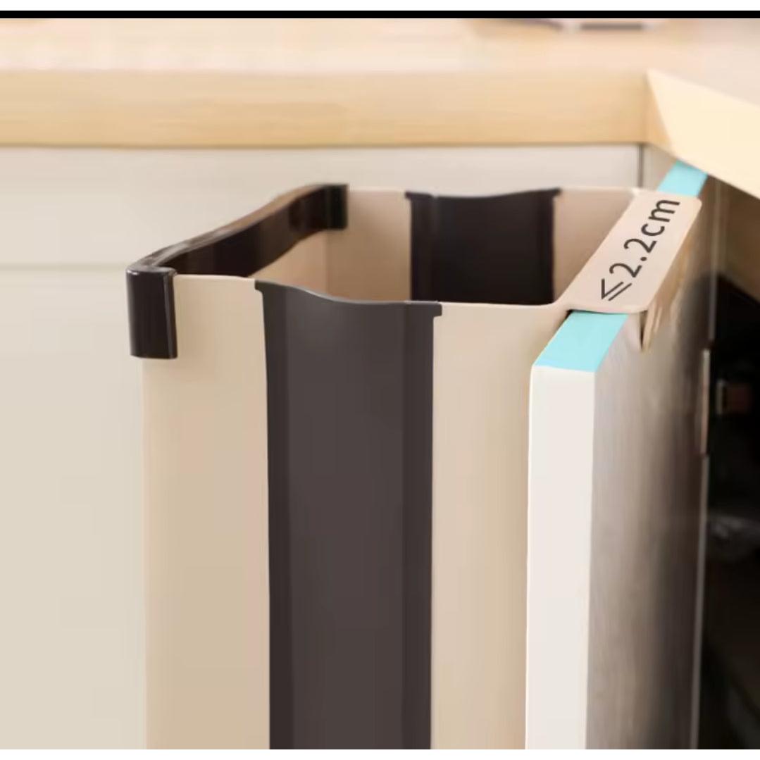 Foldable Hanging Trash Bin for Kitchen, Bathroom, Car & Office | 25x15x29cm