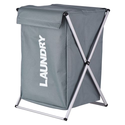 Foldable Laundry Basket with Aluminium Frame – Multiple Colours