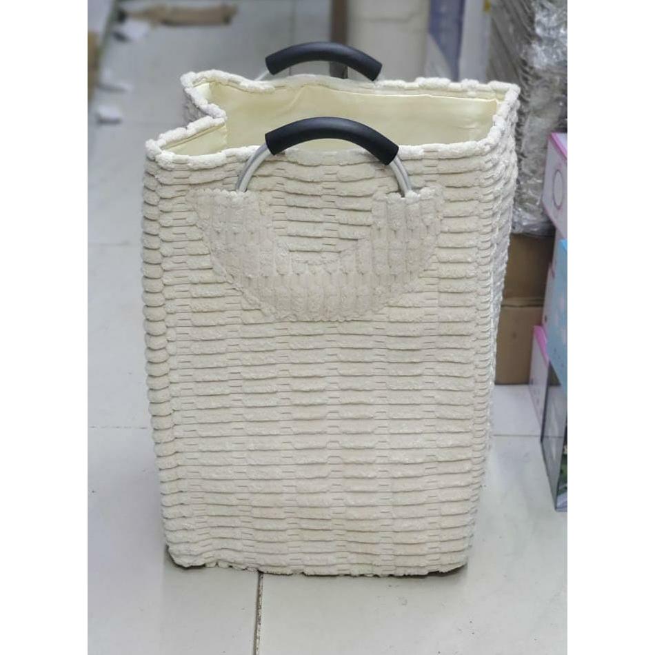 Foldable Laundry Baskets with Handles for Clothes, Toys & Linen Storage