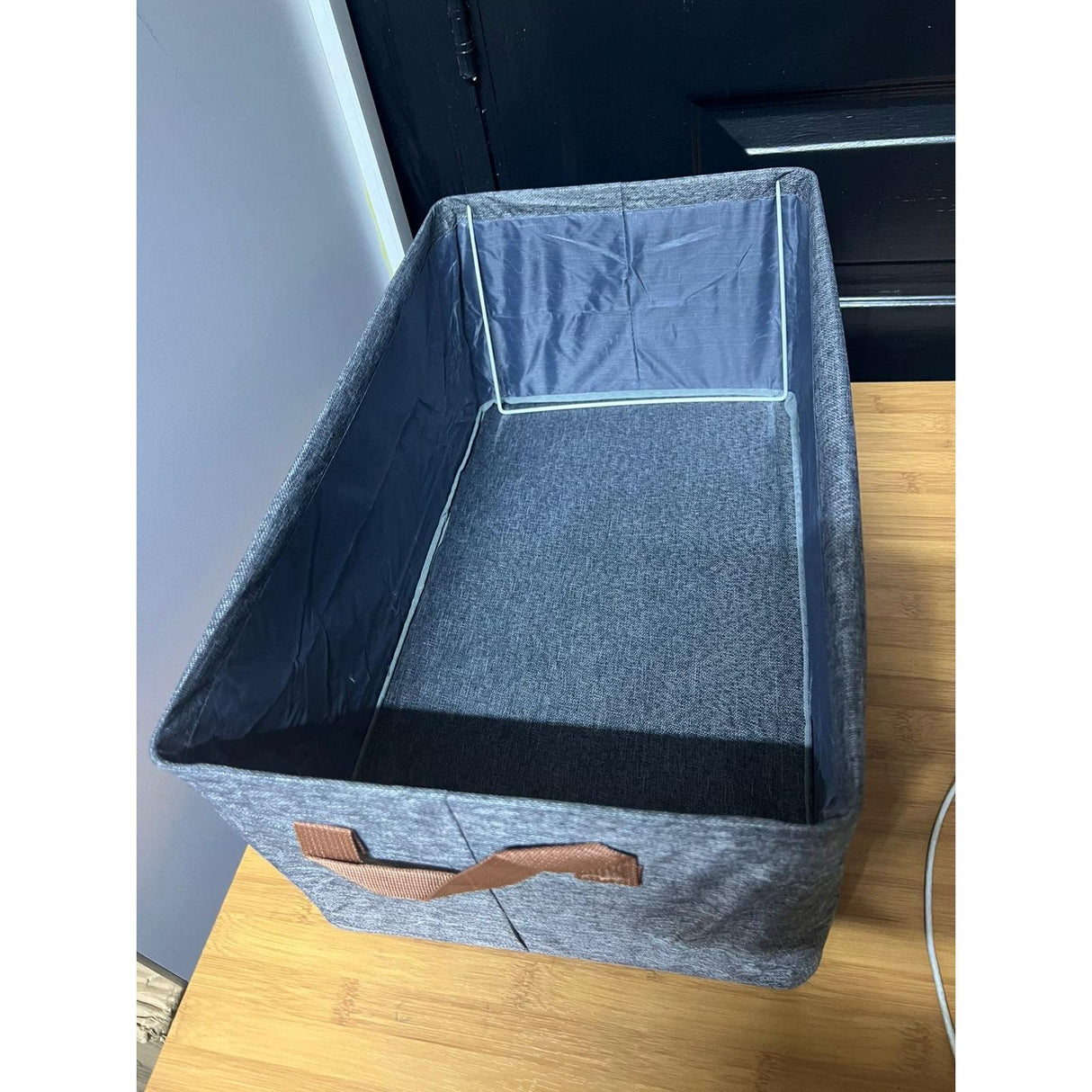 Foldable Multipurpose Hard Fabric Clothes and Closet Organizer with Metallic Frame