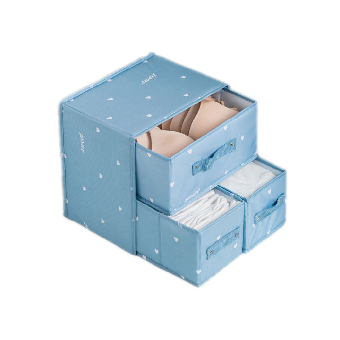 Foldable Oxford Undergarment Storage Box |Durable & Space Saving
